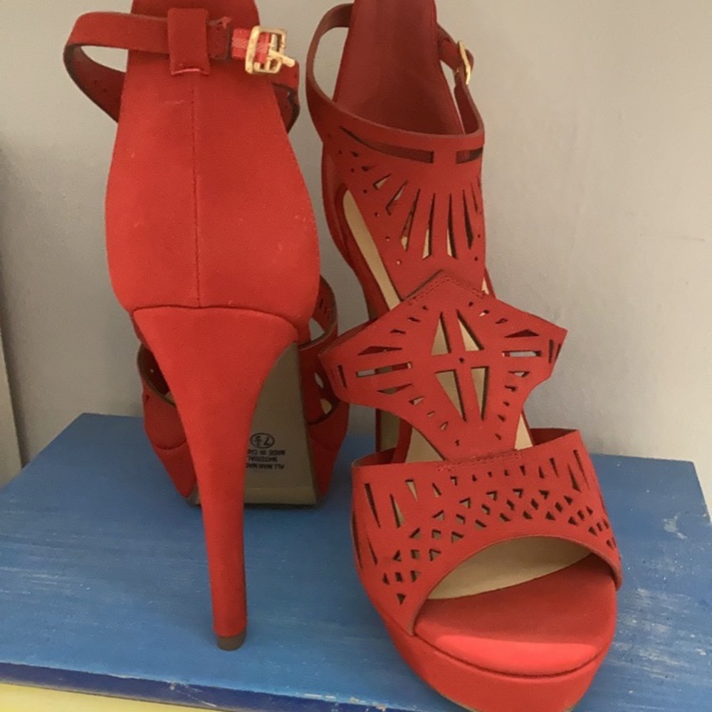 NWOT or box BURNT ORANGE HEELS